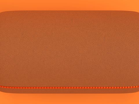 Portable Bluetooth Speaker Orange 3Dモデル