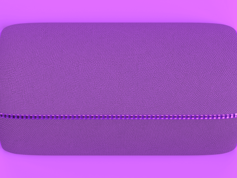 Portable Bluetooth Speaker Purple Modello 3D