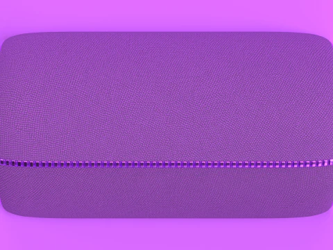 Portable Bluetooth Speaker Purple 3D Model
