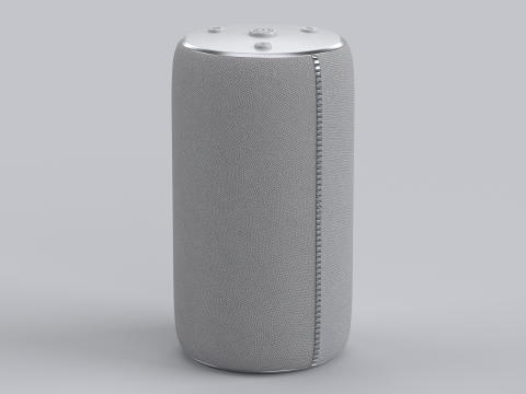Portable Bluetooth Speaker Grey 3D मॉडल