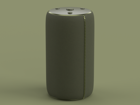 Portable Bluetooth Speaker Dark Green 3D 模型