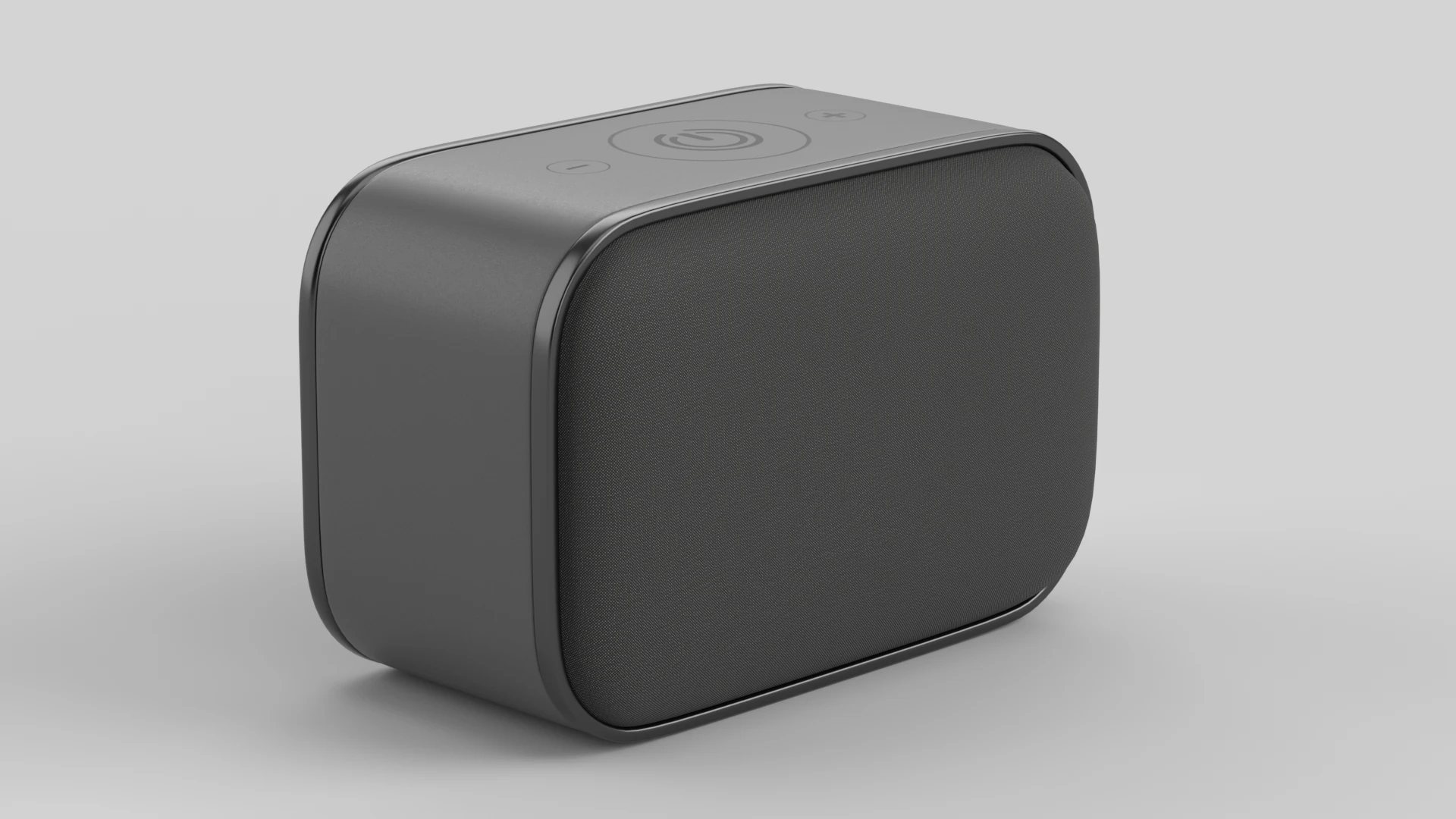 Wireless Speaker Black 3D Model .c4d .max .obj .3ds .fbx .stl .blend 