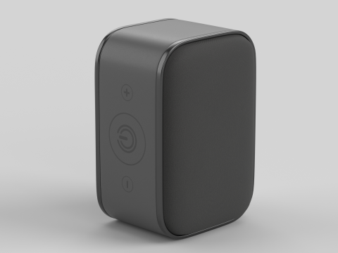 Wireless Speaker Black Model 3D
