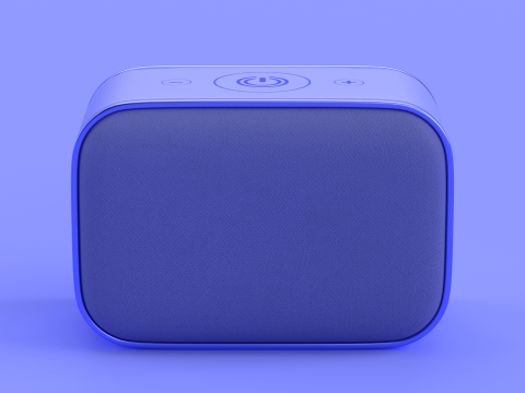 Wireless Speaker Blue Modelo 3D
