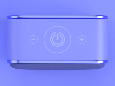 Wireless Speaker Blue Modelo 3D