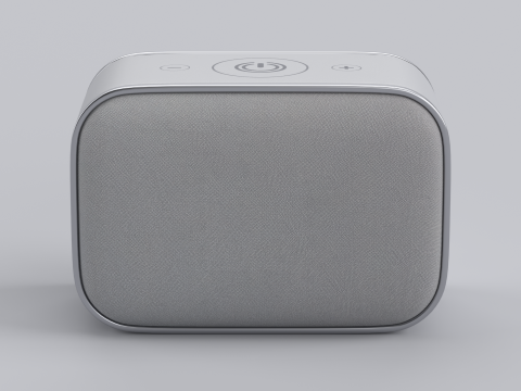 Wireless Speaker Grey Modelo 3D