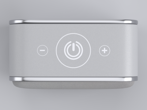 Wireless Speaker Grey Modelo 3D