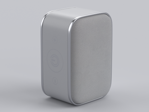 Wireless Speaker Grey Modelo 3D