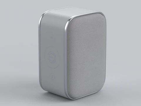 Alto-falante sem fio cinza Modelo 3D
