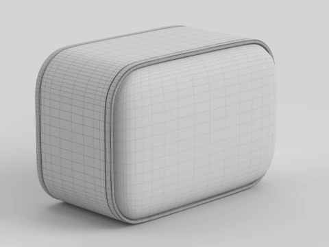 Alto-falante sem fio cinza Modelo 3D