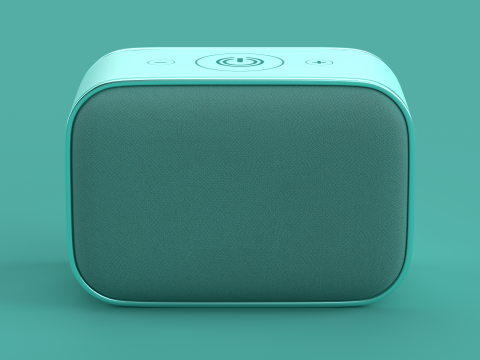 Wireless Speaker Light Blue Modèle 3D