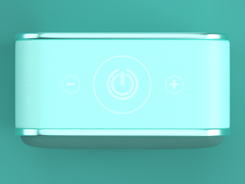 Wireless Speaker Light Blue Modèle 3D