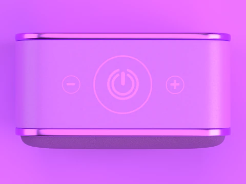 Wireless Speaker Purple 3D Model