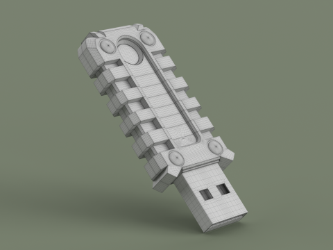 Usb Flash Drive Camouflage Modèle 3D