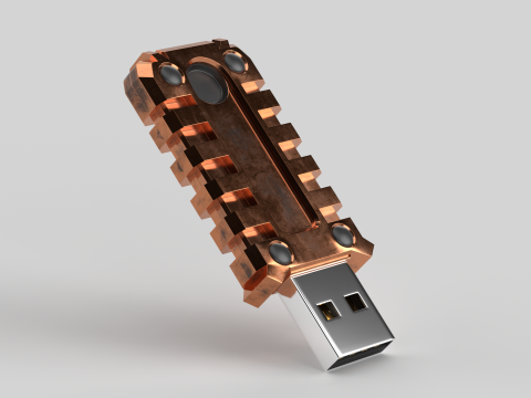 Usb Flash Drive 3D Model