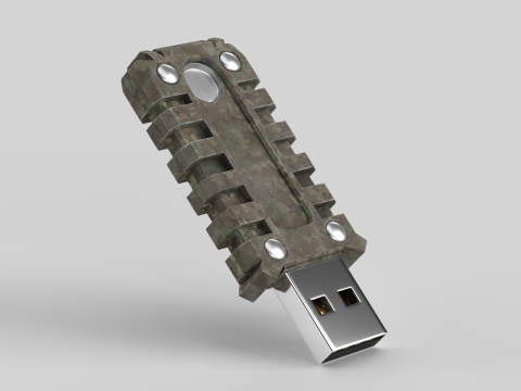 Usb Flash Drive 3D Model