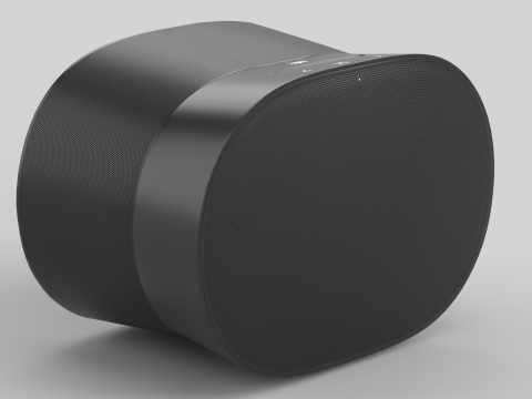 Smart Speaker Black Modèle 3D