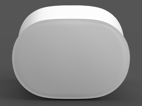 Smart Speaker White Model 3D