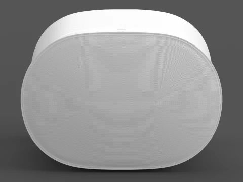 Smart Speaker White 3D Model