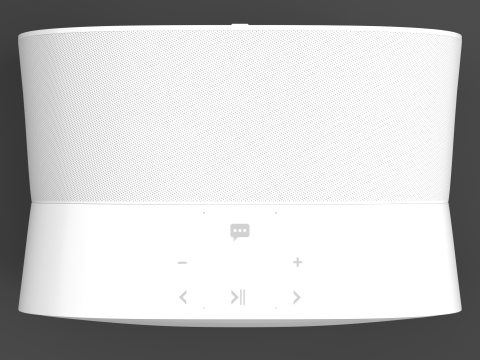 Smart Speaker White Model 3D