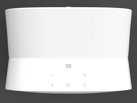 Smart Speaker White 3D Model