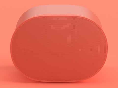 Smart Speaker Red 3D Model