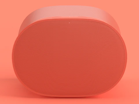 Smart Speaker Red 3D Model