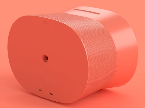 Smart Speaker Red 3D Model