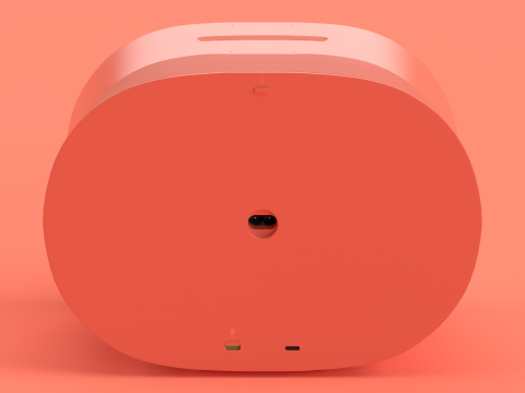 Smart Speaker Red 3D Model
