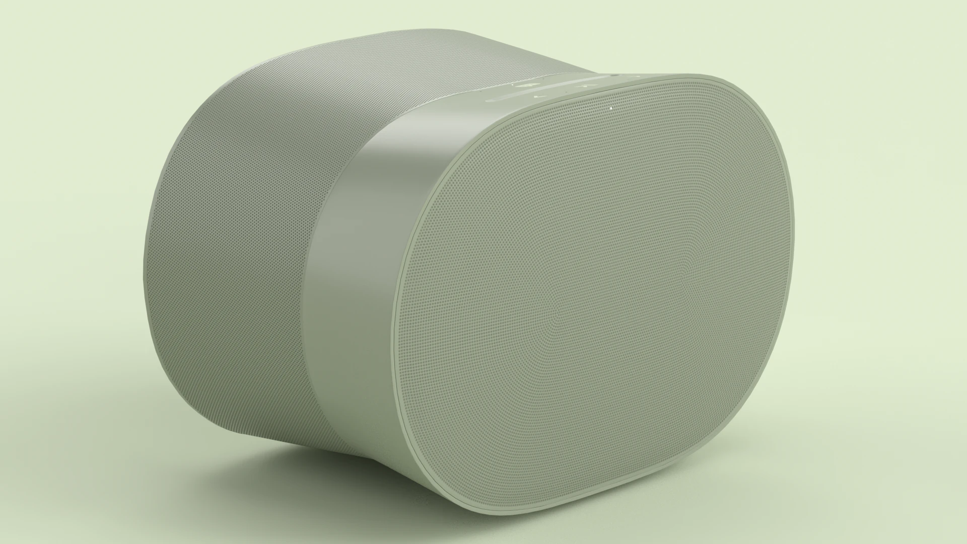 Smart Speaker Olive 3D Model .c4d .max .obj .3ds .fbx .stl .blend 