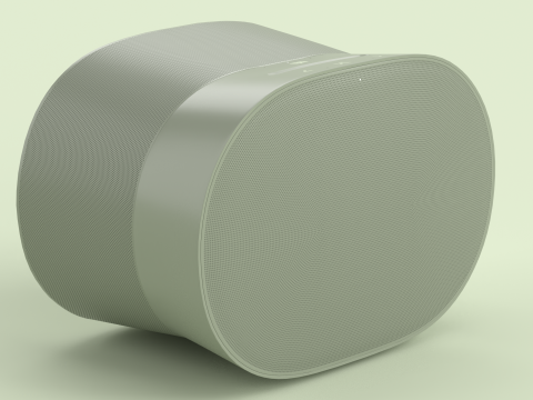 Smart Speaker Olive 3D Model