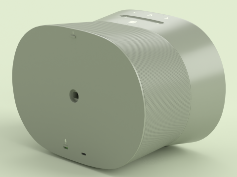 Smart Speaker Olive Model 3D