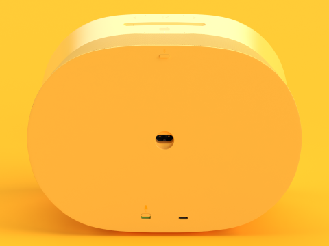 Smart Speaker Yellow Model 3D