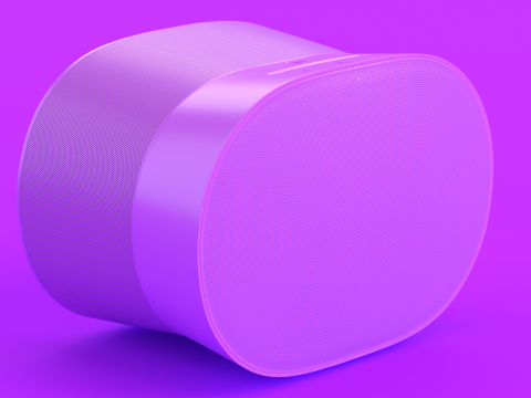 Smart Speaker Purple 3D Model