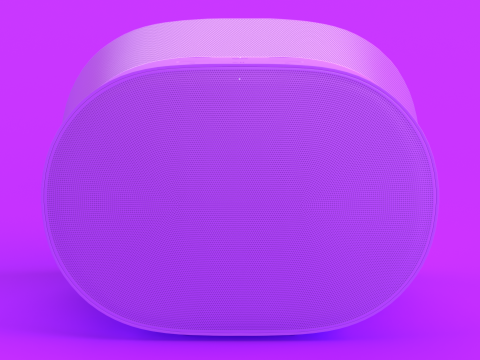 Smart Speaker Purple 3D Model