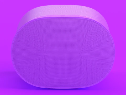 Smart Speaker Purple 3D Model