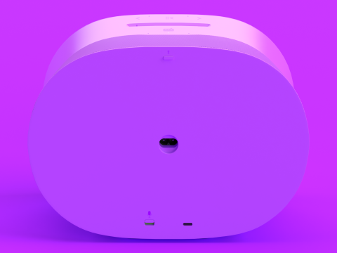Smart Speaker Purple 3D Model
