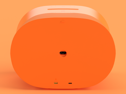 Smart Speaker Orange 3D Model