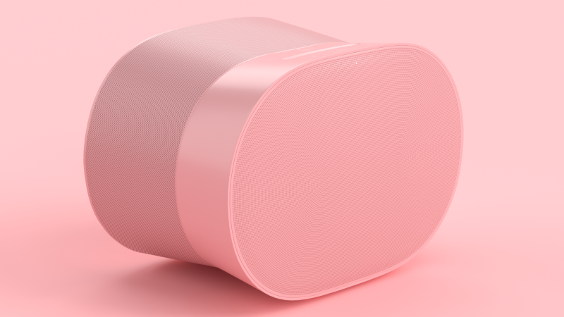 Smart Speaker Pink 3Dモデル .c4d .max .obj .3ds .fbx .stl .blend
