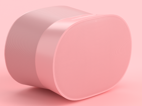 Smart Speaker Pink Modelo 3D