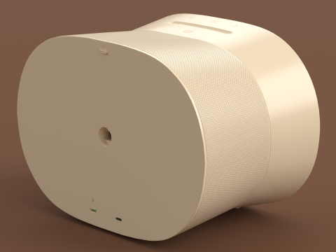 Smart Speaker Light Brown Modèle 3D