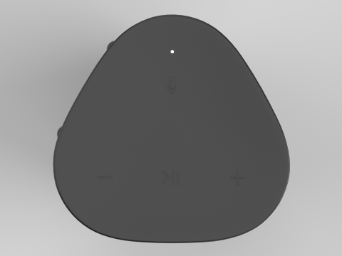 Ultra Portable Smart Speaker Black 3D Модель