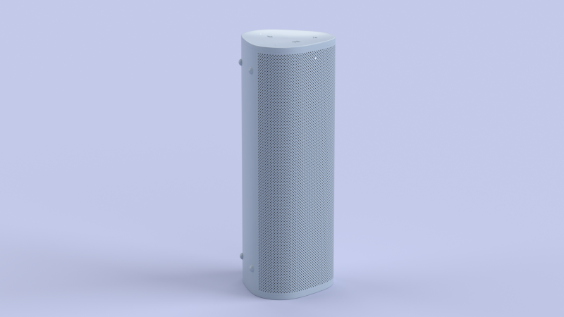 Ultra Portable Smart Speaker Blue 3D Модель .c4d .max .obj .3ds .fbx .stl .blend 