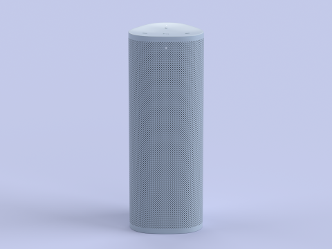 Ultra Portable Smart Speaker Blue 3D Модель