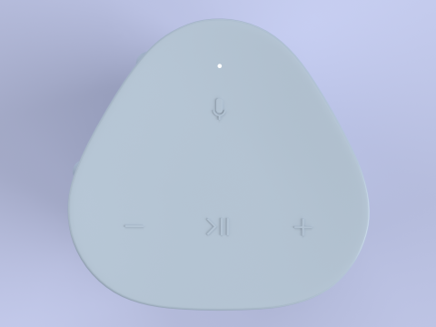 Ultra Portable Smart Speaker Blue 3D Модель