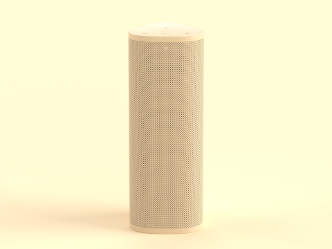Ultra Portable Smart Speaker Light Brown Modelo 3D