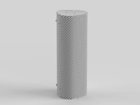 Ultra Portable Smart Speaker Light Brown 3D Model