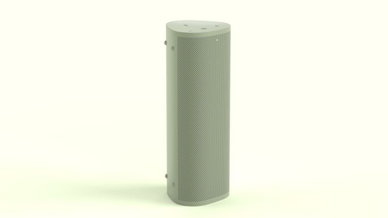 Ultra Portable Smart Speaker Olive 3D 模型 .c4d .max .obj .3ds .fbx .stl .blend