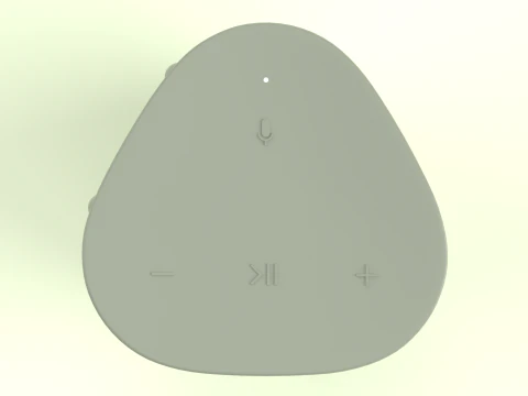 Ultra Portable Smart Speaker Olive 3D Model