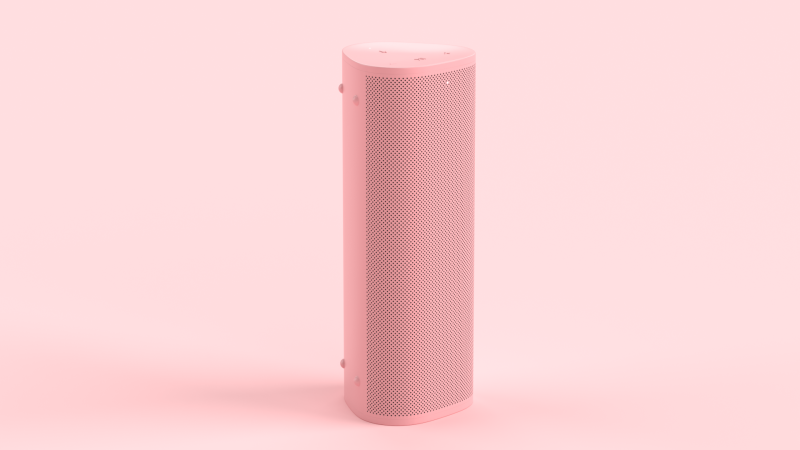 Ultra Portable Smart Speaker Pink Modèle 3D .c4d .max .obj .3ds .fbx .stl .blend 